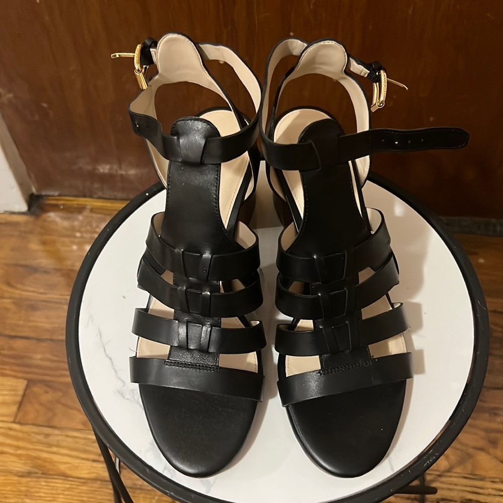 Cole Haan black gladiator sandal size 9